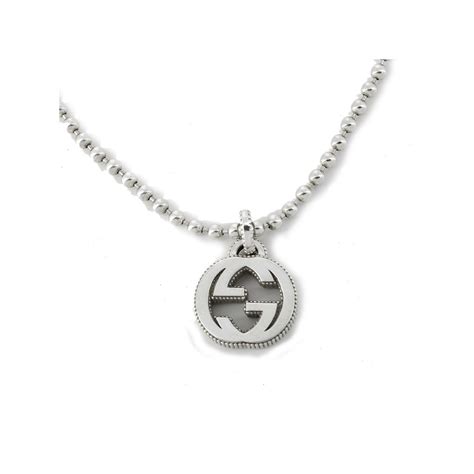 collier gucci double g homme|Collier clé Double G en argent 925 .